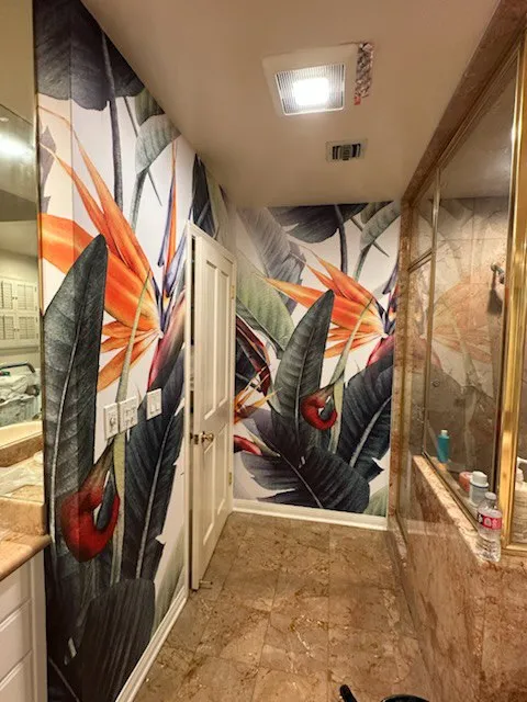 Wallpaper installation in Irving
