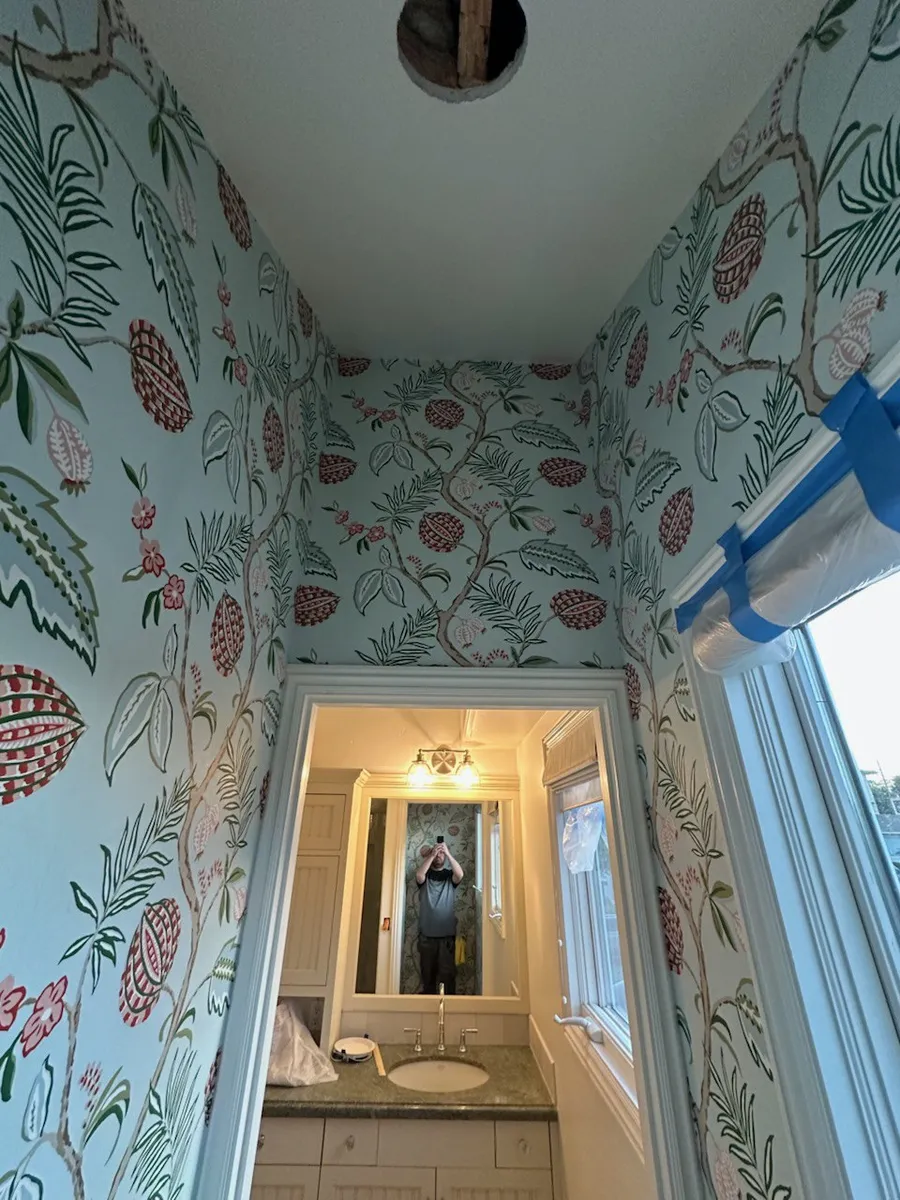 Wallpaper installation in McKinney